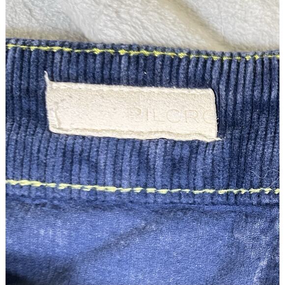 Anthropologie Pilcro 29 Corduroy Blue Jeans Straight Super Soft Modal 31” Waist - Picture 12 of 16